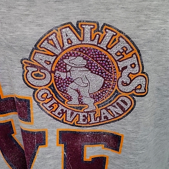 Lucky Soul Cleveland Cavaliers Tee-Shirt Women's Size M - Picture 2 of 8